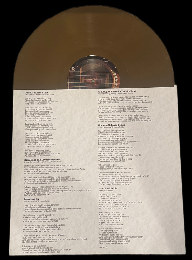 Rhinestone Requiem vinyl sleeve